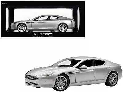 Aston Martin Rapide Silver 1/18 Diecast Model Car By Autoart • $208.79