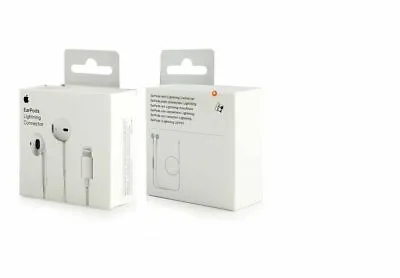 £13.99 • Buy Official Apple Lightning EarPods For IPhone 7 8 XS 12 13Max Headphones EarPhones