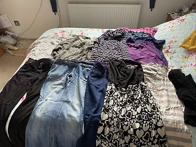 Maternity Clothes Bundle Size 8-10 Next New Look Peacocks …..14 Items • £18