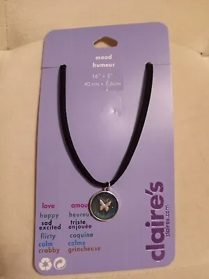 Claire's Mood Necklace With A Butterfly Inside New • $8