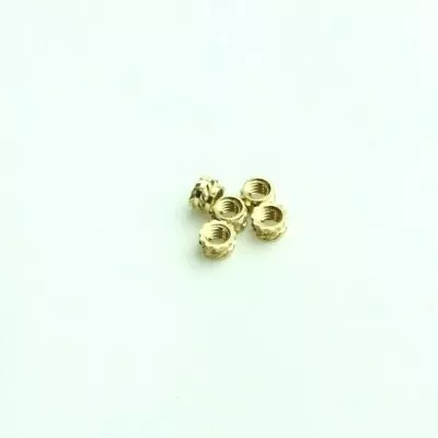 25 Pcs M2 X 2mm Knurled Brass Threaded Heat Set Inserts 3D Printing • $4