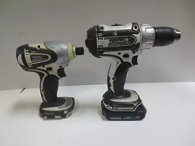 Makita BTD142 BDF452 Drill/Driver Impact Driver Set  • $55