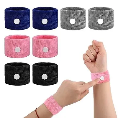 8pcs Motion Sickness Relief Bands Motion Travel Wristbands Natural Acupressures • $9.56