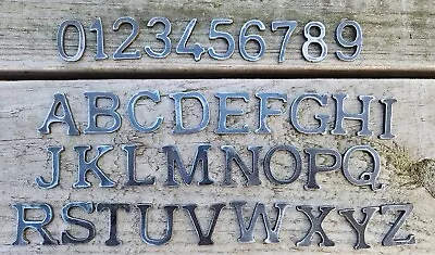 1.25  Tall Typewriter Font Rustic Metal Letters A-Z And Numbers 0-9 11 Gauge • $1.99