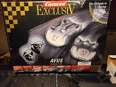 RARE Carrera EXCLUSIV 1:24 Scale AVUS Slot Car Set 20310 Excellent Cond. Works • $499