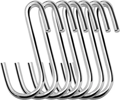 20 Pack Heavy Duty S Hooks Stainless Steel S Shaped Hooks Hanging Hangers For Ki • $15