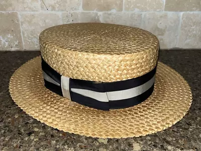 Vintage Panama Derby Fedora Hat Dunhills Mallory Columbus Ohio • $199