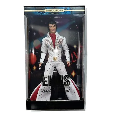 2000 Mattel - Timeless Treasures Elvis Presley White Eagle Jumpsuit Hawaii  • $79.99