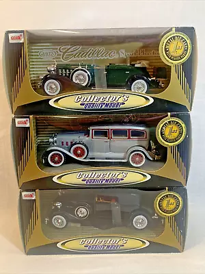 Lot 3 Anso Die-Cast Luxury Vehicles 1932 Phaeton/1931 Peerless/1934 Packard NOS • $35