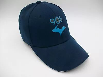 Men's Adjustable Hat Ball Cap Upper Peninsula Michigan 906 • $19.95