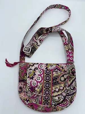 Vera Bradley VERY BERRY PAISLEY Crossbody Flap Hipster CLARE Purse Shoulder Bag • $19.99