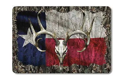 $4.99 • Buy Texas Flag White Tail Buck Deer Skull Hunting Sticker Decal 
