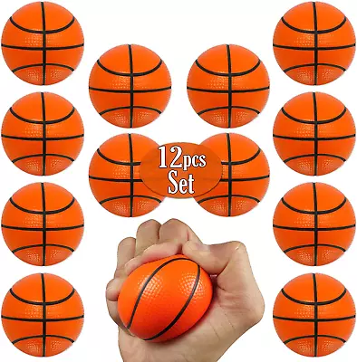 Mini Basketball Stress Balls 12 Pcs Pack | 2.5” Inch Mini Basketballs For Kids | • $11.99