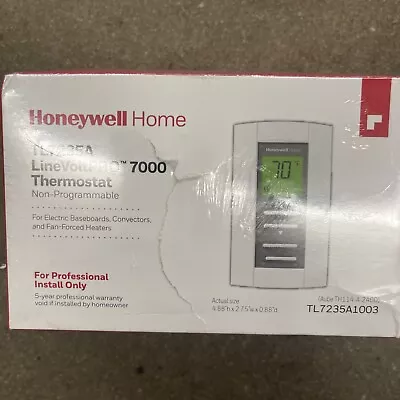 HONEYWELL THERMOSTAT TL7235A1003 LINEVOLT PRO 7000 New In Box • $40