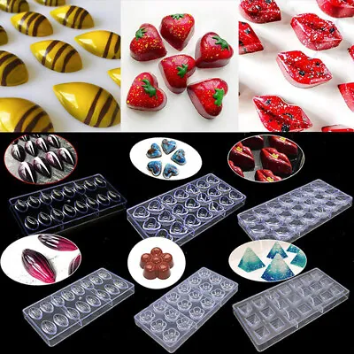 3D Chocolate Bar Mold For Chocolate Pudding Candy Heart Mould Baking TooPN • £8.41