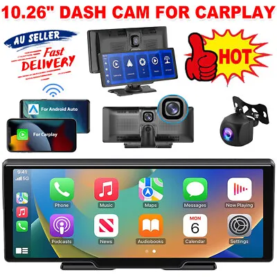 10.26  USB Touch Dash Camera Wireless For CarPlay Android Dual Car Recorder AU • $112.99