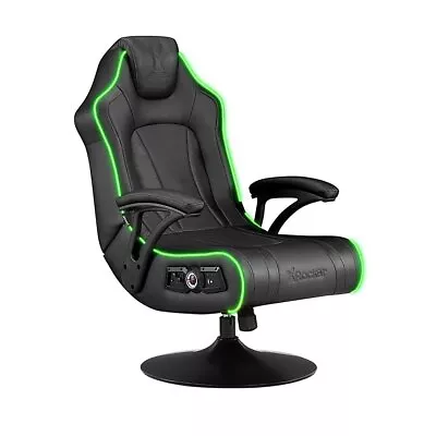 X Rocker 5113801 Pro Series Pedestal Video Gaming Chair Black • $289.95