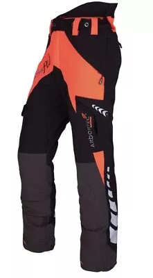 Arbortec Breatheflex AT4050 Orange Type C Chainsaw Trousers Size Is Extra Large • £190