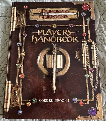 Dungeons & Dragons - PLAYER'S HANDBOOK CORE RULEBOOK 1  Hardcover 3rd Edition • $25