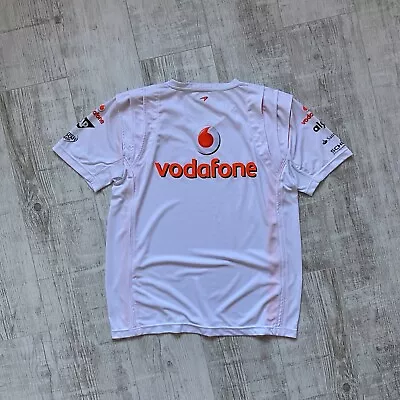 Mens Vodafone Mclaren Mercedes Benz T-Shirt Racing F1 Size M • $39