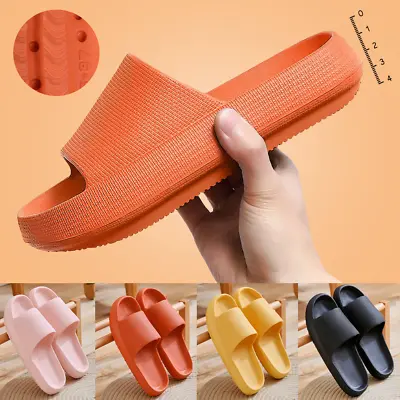 Cloud Slippers For Women And Men Cozy Pillow Slides Anti-Slip Sandals Ultra Soft • $8.07