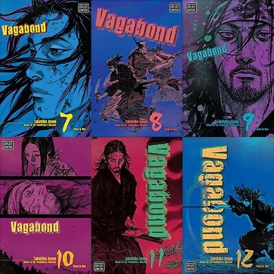 $138 • Buy Vagabond VIZBIG Edition Manga 6-book Set Vol 7-12 By Takehiko Inoue