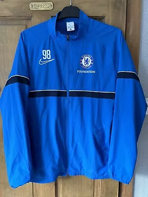 Chelsea FC Match Worn Player Issue Nike Training Top Warm Up Jacket Adult Large • £6.50