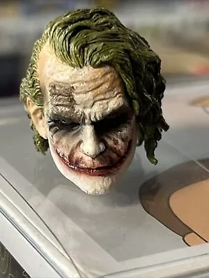 1/6 Head Sculpt Joker Heath Ledger For Hot Toys Figure Body Dark Knight =AUTHEN • $59.99
