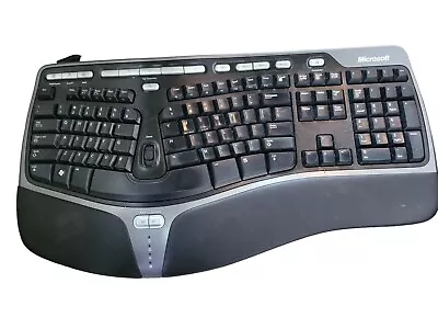 Microsoft Natural Ergonomic Keyboard 4000 V1 USB Wired KU-0462  Parts Fast Ship • $20