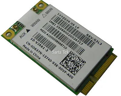 Original Dell CN-0D637N / D637N Wireless 3G EVDO HSPA WWAN Mini PCI-E Card • $7.22
