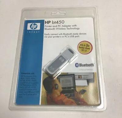 Hewlett Packard Bluetooth Adapter HP Q6398A PC Printer Wireless Bt450 NOS Sealed • $89.97