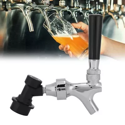 Compatible With Beer Tower Or Homebrew Keg Setup Stainless Steel Beer Faucet • $47.45