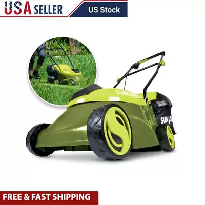 Cordless Electric Walk-Behind Push Lawn Brushless Mower Grass Sweeper 14  28V US • $167.50