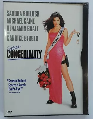 Miss Congeniality DVD 2000 New & Sealed Region 1 Widescreen Sandra Bullock • $3.49