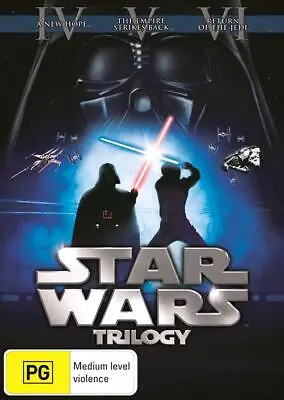 Star Wars Trilogy - A New Hope / Empire Strikes Back / Return Of The Jedi - DVD • $12.99