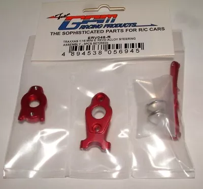 Mini E-revo Summit Slash1/16th Gpm Steering System Red Aluminium Erv048-r • $23.99