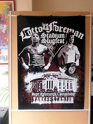 MIGUEL COTTO Vs. YURI FOREMAN : Original Official Onsite Boxing Fight Poster 30D • $107.35