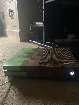 Xbox One S Minecraft Limited Edition Console +8-10 Games Two Controllers • $315