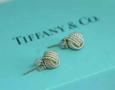 $239 • Buy Tiffany & Co. Twist Knot Earrings Authentic Earrings In Very Good Condition 