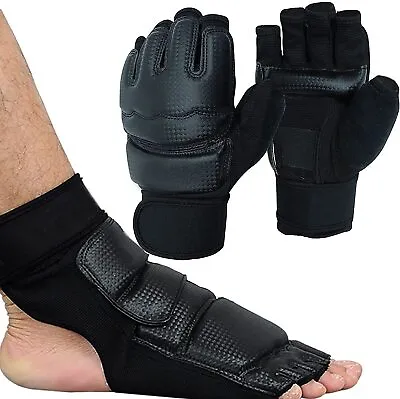 Taekwondo Gloves Hand Foot TKD Boxing Martial Arts MMA Sparring Karate Grappling • $21.99