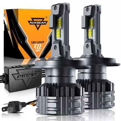 Super AUXBEAM H4 9003 110W 24000LM LED Headlight Bulb High Low Beam 6500K+CANBUS • $68.99