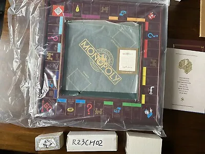 NEW IN BOX Franklin Mint Monopoly Collector's Edition Wood Board Game - 1991 • $599