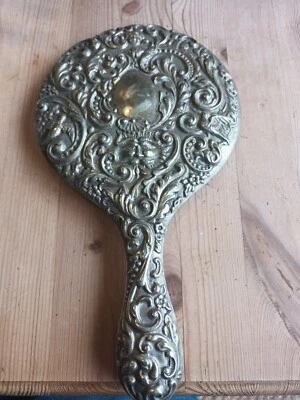 £9.50 • Buy VINTAGE Vanity Dressing Table Hand Mirror, Silver Plate. 