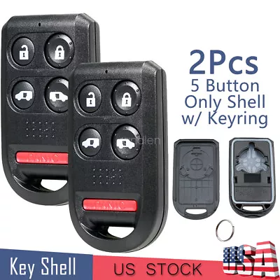 2 Car Key Fob Case Cover 5Button Shell For Honda Odyssey 2005-2010 OUCG8D-399H-A • $9.85