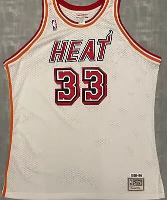 Authentic Vintage Mitchell & Ness NBA Miami Heat Alonzo Mourning Jersey • $529.99