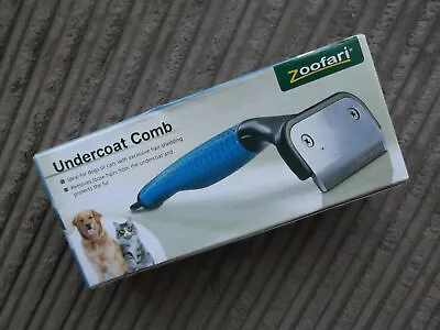 Undercoat Rake Comb Ideal For Dogs Or Cats With Excessive Hair - Shedding • £5.99