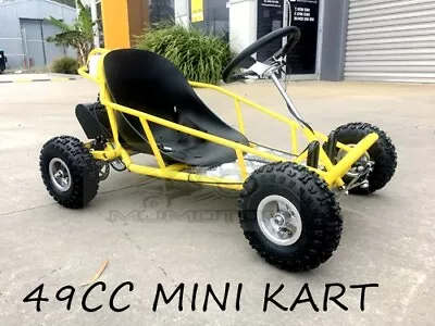 49cc Go Kart 4 Wheeler Kids 2 Stroke Buggy Quad Atv Dirt Bik Mini New Model Ylow • $599
