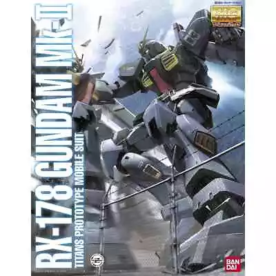 MG 1/100 RX-178 Gundam Mk-II Ver.2.0 (Titans) Model Kit Bandai Hobby • $43