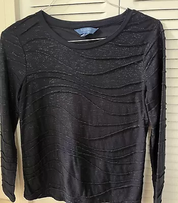 Simply Vera Petite Medium. Black With Sparkle. Long Sleeve.Vera Wang. • $0.01