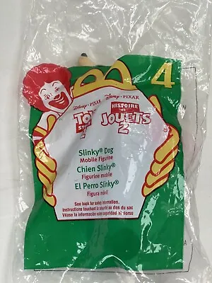 Toy Story 2 Slinky Dog McDonald's Happy Meal Kids Toy 1999 Sealed NEW • $9.89